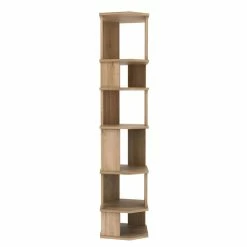 Stairs Bookcase - / Column - Solid Oak / L 46 Cm X H 204 Cm - Ethnicraft