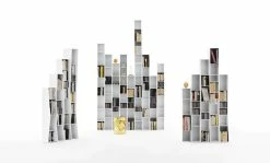 Uptown Bookcase - Opinion Ciatti -Coffee Tables Sales Shop bookcase uptown 147 cm white madeindesign 50565 product800