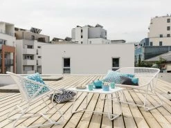 Sixties 2 Seater Sofa - Fermob 7 Sixties 2 Seater Sofa - Fermob -Coffee Tables Sales Shop canape 2 places sixties white madeindesign 249110 product800