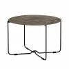 Adele Coffee Table - / Ø 63.5 Cm - Patinated Metal - Bloomingville -Coffee Tables Sales Shop coffee table adele brown patina black base madeindesign 342097 product800