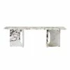 Androgyne Lounge Stone Coffee Table - / 120 X 45 X H 37.8 Cm - Stone Base - Menu