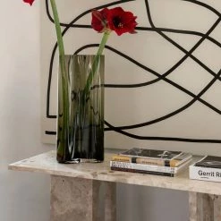 Androgyne Lounge Stone Coffee Table - / 120 X 45 X H 37.8 Cm - Stone Base - Menu -Coffee Tables Sales Shop coffee table androgyne lounge stone kunis breccia stone sand stone base madeindesign 400033 product800