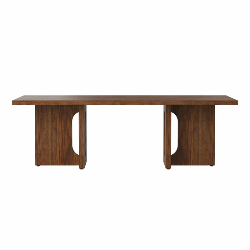 Androgyne Lounge Wood Coffee Table - / 120 X 45 X H 37.8 Cm - Wooden Base - Menu 3 Androgyne Lounge Wood Coffee Table - / 120 X 45 X H 37.8 Cm - Wooden Base - Menu