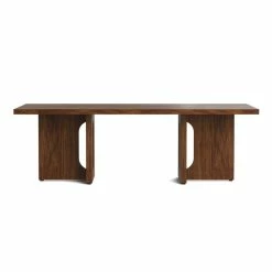 Androgyne Lounge Wood Coffee Table - / 120 X 45 X H 37.8 Cm - Wooden Base - Menu 8 Androgyne Lounge Wood Coffee Table - / 120 X 45 X H 37.8 Cm - Wooden Base - Menu -Coffee Tables Sales Shop coffee table androgyne lounge wood walnut walnut base madeindesign 399948 product800