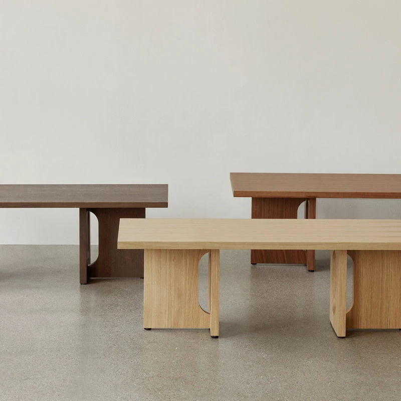 Androgyne Lounge Wood Coffee Table - / 120 X 45 X H 37.8 Cm - Wooden Base - Menu 6 Androgyne Lounge Wood Coffee Table - / 120 X 45 X H 37.8 Cm - Wooden Base - Menu - Image 4