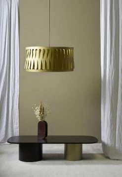 Arcadie Coffee Table - / Wood - 150 X 60 Cm - ENOstudio -Coffee Tables Sales Shop coffee table arcadie smoked oak gold black legs madeindesign 342376 product800