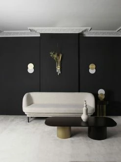 Arcadie Coffee Table - / Wood - 150 X 60 Cm - ENOstudio -Coffee Tables Sales Shop coffee table arcadie smoked oak gold black legs madeindesign 342377 product800