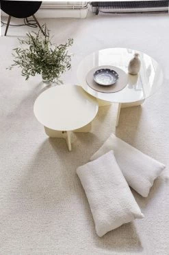 Be Good Small Coffee Table - / Ø 55 X H 40 Cm - Lacquered Wood - RED Edition -Coffee Tables Sales Shop coffee table be good small ivory madeindesign 363339 product800