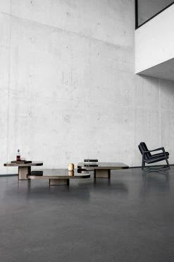 Bow N°3 Coffee Table - / 70 X 70 Cm - ClassiCon -Coffee Tables Sales Shop coffee table bow n 3 burnished brass black tray madeindesign 302351 product800