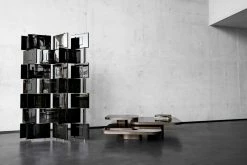 Bow N°5 Coffee Table - / 100 X 100 Cm - ClassiCon -Coffee Tables Sales Shop coffee table bow n 5 burnished brass black tray madeindesign 302353 product800