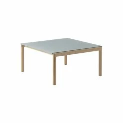 Couple Coffee Table - / 84.4 X 80 X H 40 Cm - Reversible Stoneware Tabletop - Muuto