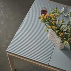 Couple Coffee Table - / 84.4 X 80 X H 40 Cm - Reversible Stoneware Tabletop - Muuto 7 Couple Coffee Table - / 84.4 X 80 X H 40 Cm - Reversible Stoneware Tabletop - Muuto -Coffee Tables Sales Shop coffee table couple pale blue oak madeindesign 404255 product800