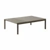 Couple Coffee Table - / 84.5 X 120 X H 35 Cm - Reversible Stoneware Tabletop - Muuto
