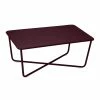 Croisette Coffee Table - / 97 X 57 Cm - Metal - Fermob -Coffee Tables Sales Shop coffee table croisette black cherry madeindesign 385889 product800