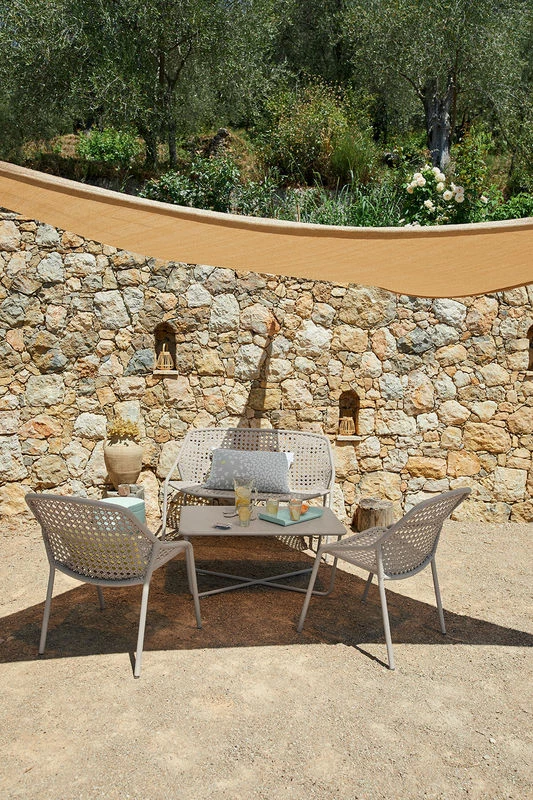 Croisette Coffee Table - / 97 X 57 Cm - Metal - Fermob 4 Croisette Coffee Table - / 97 X 57 Cm - Metal - Fermob - Image 2