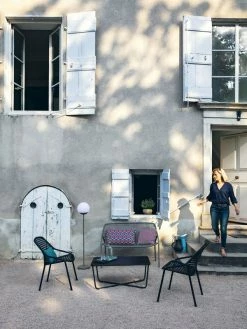 Croisette Coffee Table - / 97 X 57 Cm - Metal - Fermob 9 Croisette Coffee Table - / 97 X 57 Cm - Metal - Fermob -Coffee Tables Sales Shop coffee table croisette black cherry madeindesign 385893 product800