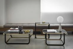 Duet Coffee Table - / 70 X 55 Cm X H 35 Cm - Glass - Wiener GTV Design -Coffee Tables Sales Shop coffee table duet black smoked glass madeindesign 372650 product800