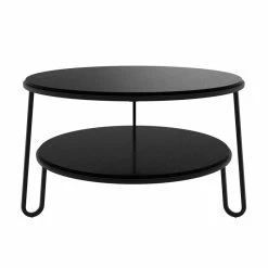 Eugénie Small Coffee Table - / Ø 70 - Oak - Hartô