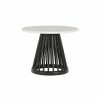 Fan Coffee Table - / Marble - Ø 60 Cm - Tom Dixon -Coffee Tables Sales Shop coffee table fan white black base madeindesign 400887 product800