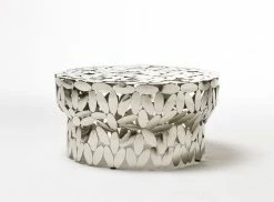 Foliae Coffee Table - / Nickel - H 31 Cm - Opinion Ciatti -Coffee Tables Sales Shop coffee table foliae nickel madeindesign 303157 product800