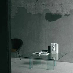 Glass Table Coffee Table - 120 X 120 Cm - Glas Italia 7 Glass Table Coffee Table - 120 X 120 Cm - Glas Italia -Coffee Tables Sales Shop coffee table glass table transparent madeindesign 86015 product800