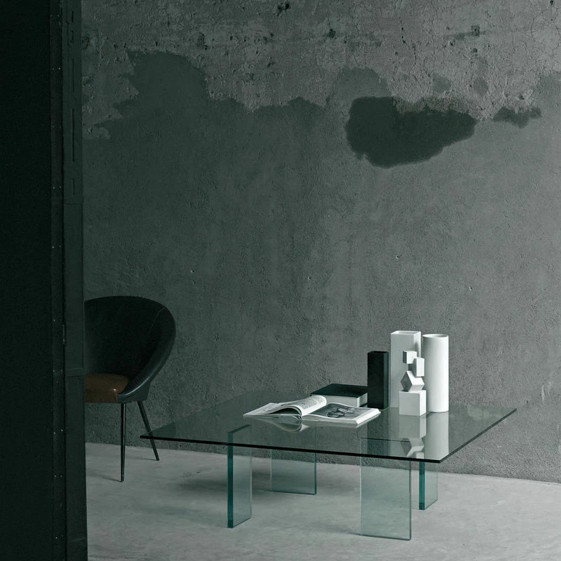 Glass Table Coffee Table - 120 X 120 Cm - Glas Italia 5 Glass Table Coffee Table - 120 X 120 Cm - Glas Italia - Image 3
