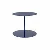 Gong Lux Coffee Table - / Giulio Cappellini, 2004 - Ø 50 X H 42 Cm / Metal - Cappellini -Coffee Tables Sales Shop coffee table gong lux metallic blue madeindesign 391105 product800