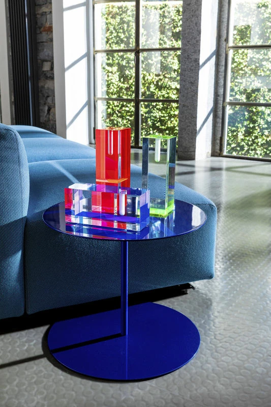 Gong Lux Coffee Table - / Giulio Cappellini, 2004 - Ø 50 X H 42 Cm / Metal - Cappellini 7 Gong Lux Coffee Table - / Giulio Cappellini, 2004 - Ø 50 X H 42 Cm / Metal - Cappellini - Image 5
