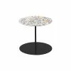 Gong Terrazzo Coffee Table - / Giulio Cappellini, 2004 - Ø 50 X H 42 Cm / Metal - Cappellini -Coffee Tables Sales Shop coffee table gong terrazzo multicoloured terrazzo effect madeindesign 391111 product800