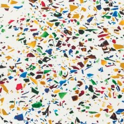 Gong Terrazzo Coffee Table - / Giulio Cappellini, 2004 - Ø 50 X H 42 Cm / Metal - Cappellini -Coffee Tables Sales Shop coffee table gong terrazzo multicoloured terrazzo effect madeindesign 391113 product800