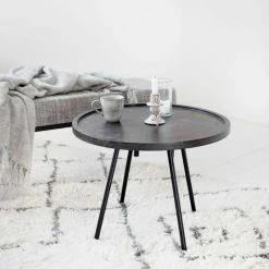 Juco Coffee Table - Ø 60 X H 45 Cm - House Doctor -Coffee Tables Sales Shop coffee table juco black black legs madeindesign 272849 product800