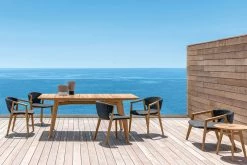 Knit Coffee Table - / Ø 50 Cm - Teak - Ethimo -Coffee Tables Sales Shop coffee table knit natural teak madeindesign 321129 product800