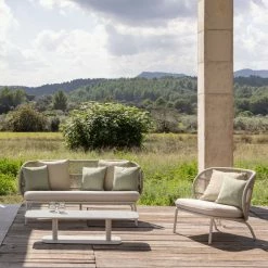 Kodo Coffee Table - / 129 X 45 Cm - Terrazzo-effect Ceramic - Vincent Sheppard -Coffee Tables Sales Shop coffee table kodo white terrazzo effect ceramic dune white base madeindesign 403406 product800