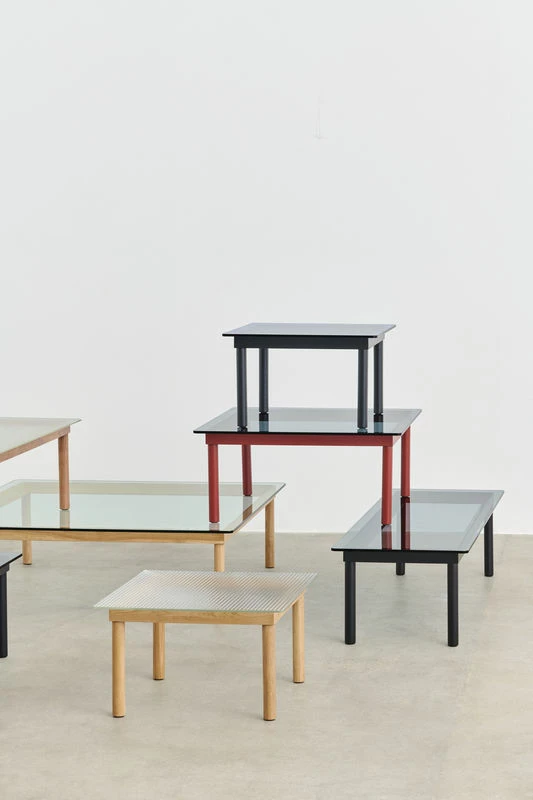 Kofi Coffee Table - / 80 X 80 Cm - Glass & Wood - Hay 6 Kofi Coffee Table - / 80 X 80 Cm - Glass & Wood - Hay - Image 4