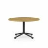 Lunar Coffee Table - / Ø 70 X H 40 Cm - Natural Oak - Normann Copenhagen -Coffee Tables Sales Shop coffee table lunar natural oak black madeindesign 365635 product800