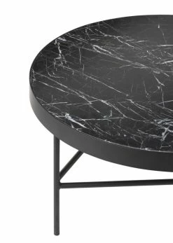 Marble Large Coffee Table - Ø 70,5 X H 35 Cm - Ferm Living 9 Marble Large Coffee Table - Ø 70,5 X H 35 Cm - Ferm Living -Coffee Tables Sales Shop coffee table marble large black madeindesign 225280 product800