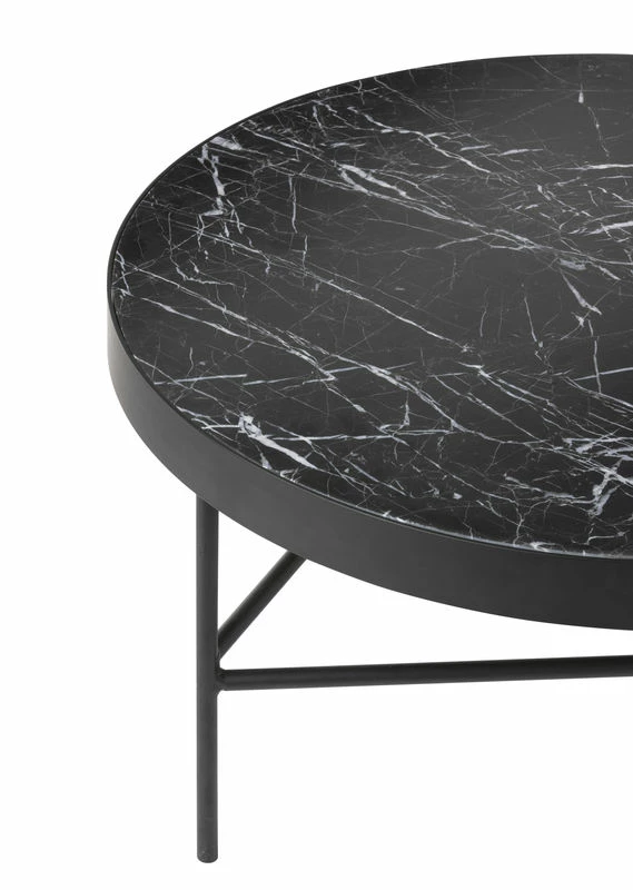 Marble Large Coffee Table - Ø 70,5 X H 35 Cm - Ferm Living 5 Marble Large Coffee Table - Ø 70,5 X H 35 Cm - Ferm Living - Image 3