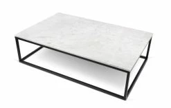 Prairie Coffee Table - / Marble - 120 X 75 Cm - POP UP HOME 10 Prairie Coffee Table - / Marble - 120 X 75 Cm - POP UP HOME -Coffee Tables Sales Shop coffee table marble white marble black leg madeindesign 265210 product800