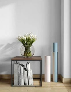 Marble Coffee Table - / Marble - 50 X 50 Cm X H 45 Cm - POP UP HOME -Coffee Tables Sales Shop coffee table marble white marble black leg madeindesign 377747 product800