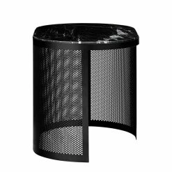 Pausillus Medium Coffee Table - / Perforated Metal & Marble - AYTM -Coffee Tables Sales Shop coffee table pausillus medium medium black madeindesign 311565 product800