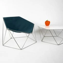 Penta Coffee Table - / 1970 Design - 82 X 88 X H 39 Cm - Compagnie -Coffee Tables Sales Shop coffee table penta white steel madeindesign 395948 product800