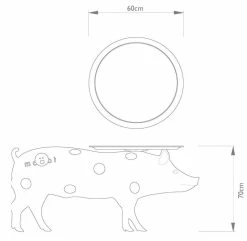 Pig Table Coffee Table - Moooi -Coffee Tables Sales Shop coffee table pig table black madeindesign 135855 product800