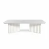 Plec Large Coffee Table - / Marble - 115 X 60 X H 30 Cm - RS BARCELONA 2 Plec Large Coffee Table - / Marble - 115 X 60 X H 30 Cm - RS BARCELONA -Coffee Tables Sales Shop coffee table plec large white madeindesign 358311 product800