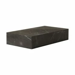 Plinth Grand Coffee Table - / Marble - 137 X 76 Cm X H 28 Cm - Menu