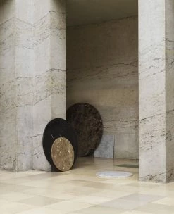 Scala Coffee Table - / Ø 130 X H 40 Cm - White Marble - Normann Copenhagen -Coffee Tables Sales Shop coffee table scala white marble madeindesign 365712 product800