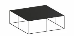 Slim Irony Coffee Table - 100 X 100 Cm - Zeus