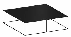 Slim Irony Coffee Table - 124 X 124 Cm - Zeus