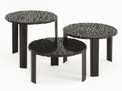 T-Table Basso Coffee Table - H 28 Cm - Kartell -Coffee Tables Sales Shop coffee table t table basso opaque black madeindesign 57115 product800