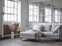 Verdon Coffee Table - / Ø 50 Cm - Metal Imitation Bamboo - Bloomingville -Coffee Tables Sales Shop coffee table verdon natural transparent madeindesign 342185 product800