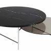 Zorro Coffee Table - 2 Tops - Marble & Glass - La Chance 1 Zorro Coffee Table - 2 Tops - Marble & Glass - La Chance -Coffee Tables Sales Shop coffee table zorro black marble smoked glass chromed legs madeindesign 262053 product800